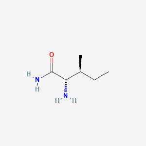 molecular formula C6H14N2O B3103575 (2S,3S)-2-amino-3-methylpentanamide CAS No. 14445-54-6