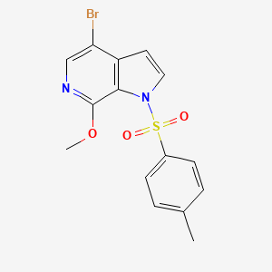 4-bromo-7-methoxy-1-tosyl-1H-pyrrolo[2,3-c]pyridine