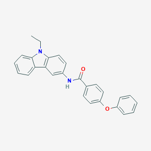 molecular formula C27H22N2O2 B310362 N-(9-ethyl-9H-carbazol-3-yl)-4-phenoxybenzamide 