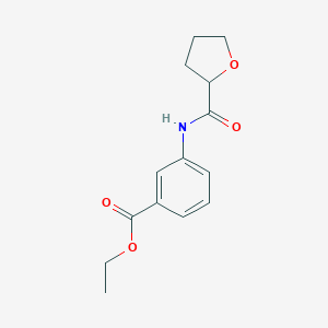 Ethyl 3-[(tetrahydro-2-furanylcarbonyl)amino]benzoate