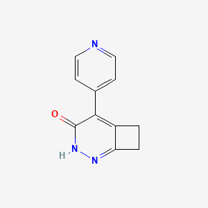 5-(Pyridin-4-YL)-2,3-diazabicyclo[4.2.0]octa-1,5-dien-4-one