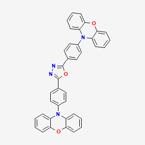 molecular formula C38H24N4O3 B3103712 双-PXZ-OXD CAS No. 1447998-13-1