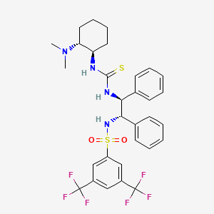 N-[(1S,2S)-2-[[[[(1R,2R)-2-(Dimethylamino)cyclohexyl]amino]thioxomethyl]amino]-1,2-diphenylethyl]-3,5-bis(trifluoromethyl)benzenesulfonamide