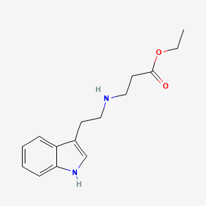 molecular formula C15H20N2O2 B3103738 Ethyl 3-{[2-(1H-indol-3-yl)ethyl]amino}propanoate CAS No. 14487-98-0