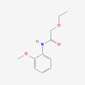 molecular formula C11H15NO3 B310377 2-ethoxy-N-(2-methoxyphenyl)acetamide 