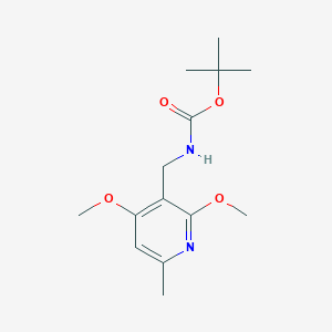 Tert-butyl ((2,4-dimethoxy-6-methylpyridin-3-yl)methyl)carbamate
