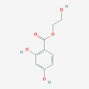 molecular formula C9H10O5 B3103825 2-羟乙基 2,4-二羟基苯甲酸酯 CAS No. 145073-32-1