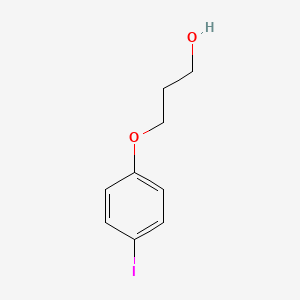 molecular formula C9H11IO2 B3103827 3-(4-Iodophenoxy)propan-1-ol CAS No. 145073-42-3