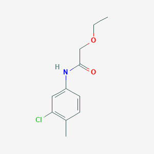 molecular formula C11H14ClNO2 B310385 N-(3-chloro-4-methylphenyl)-2-ethoxyacetamide 