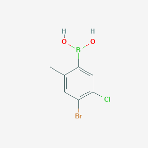 4-Bromo-5-chloro-2-methylphenylboronic acid
