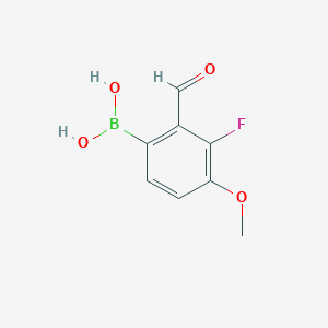 3-Fluoro-2-formyl-4-methoxyphenylboronic acid