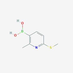 2-Methyl-6-(methylthio)-3-pyridylboronic acid