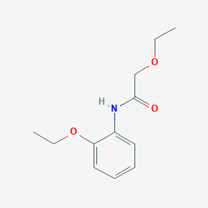 molecular formula C12H17NO3 B310387 2-ethoxy-N-(2-ethoxyphenyl)acetamide 