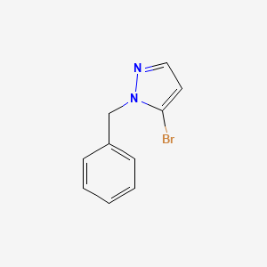 molecular formula C10H9BrN2 B3103880 1-Benzyl-5-bromo-1H-pyrazole CAS No. 145162-70-5