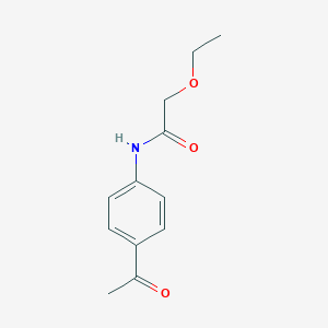 molecular formula C12H15NO3 B310389 N-(4-acetylphenyl)-2-ethoxyacetamide 