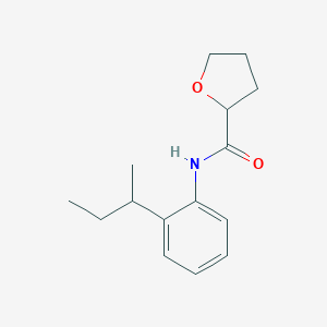 molecular formula C15H21NO2 B310394 N-(2-sec-butylphenyl)tetrahydro-2-furancarboxamide 