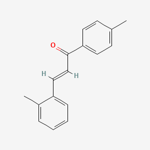 molecular formula C17H16O B3103958 (2E)-3-(2-Methylphenyl)-1-(4-methylphenyl)prop-2-en-1-one CAS No. 1454800-30-6