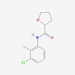 molecular formula C12H14ClNO2 B310396 N-(3-chloro-2-methylphenyl)tetrahydro-2-furancarboxamide 