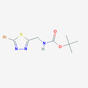 Tert-butyl ((5-bromo-1,3,4-thiadiazol-2-YL)methyl)carbamate