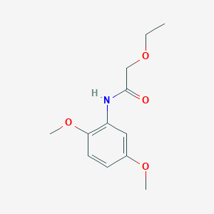 molecular formula C12H17NO4 B310397 N-(2,5-dimethoxyphenyl)-2-ethoxyacetamide 