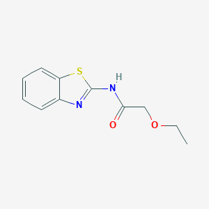 molecular formula C11H12N2O2S B310398 N-(1,3-benzothiazol-2-yl)-2-ethoxyacetamide 