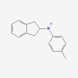 molecular formula C16H17N B3103987 N-(4-methylphenyl)-2,3-dihydro-1H-inden-2-amine CAS No. 1455214-77-3