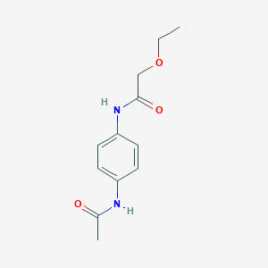 molecular formula C12H16N2O3 B310399 N-(4-乙酰氨基苯基)-2-乙氧基乙酰胺 CAS No. 600140-39-4