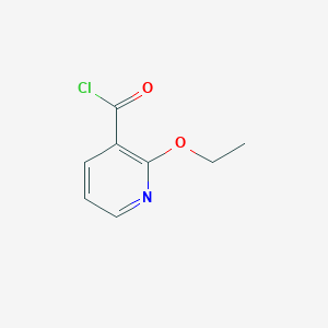 molecular formula C8H8ClNO2 B3104005 2-Ethoxynicotinoyl chloride CAS No. 145643-69-2
