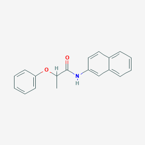 molecular formula C19H17NO2 B310404 N-(2-naphthyl)-2-phenoxypropanamide 