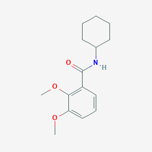 molecular formula C15H21NO3 B310406 N-cyclohexyl-2,3-dimethoxybenzamide 