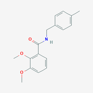 molecular formula C17H19NO3 B310407 2,3-dimethoxy-N-(4-methylbenzyl)benzamide 