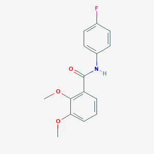 molecular formula C15H14FNO3 B310408 N-(4-fluorophenyl)-2,3-dimethoxybenzamide 