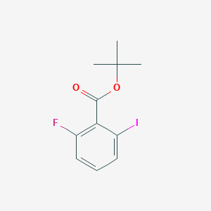 molecular formula C11H12FIO2 B3104089 Tert-butyl 2-fluoro-6-iodobenzoate CAS No. 146014-71-3