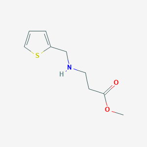 molecular formula C9H13NO2S B3104097 3-[(2-噻吩基甲基)氨基]丙酸甲酯 CAS No. 146033-25-2