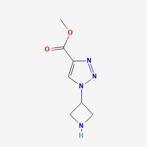 methyl 1-(azetidin-3-yl)-1H-1,2,3-triazole-4-carboxylate