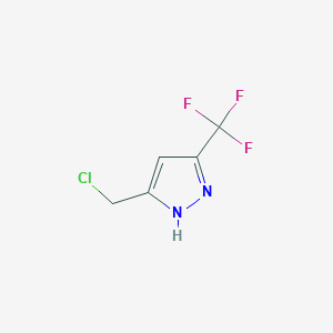 5-(chloromethyl)-3-(trifluoromethyl)-1H-pyrazole