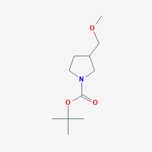 molecular formula C11H21NO3 B3104146 tert-Butyl 3-(methoxymethyl)pyrrolidine-1-carboxylate CAS No. 146257-05-8