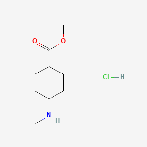 trans-Methyl 4-(methylamino)cyclohexanecarboxylate hydrochloride