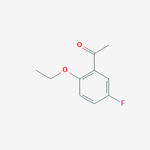 molecular formula C10H11FO2 B3104242 1-(2-Ethoxy-5-fluorophenyl)ethanone CAS No. 1466-79-1