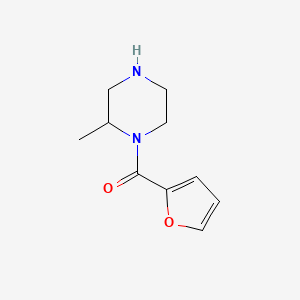 molecular formula C10H14N2O2 B3104283 1-(Furan-2-carbonyl)-2-methylpiperazine CAS No. 146951-80-6