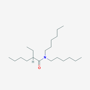 molecular formula C20H41NO B3104287 2-ethyl-N,N-dihexylhexanamide CAS No. 146985-22-0