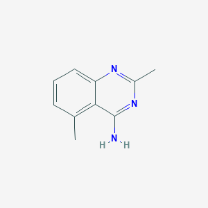 molecular formula C10H11N3 B3104292 2,5-Dimethylquinazolin-4-amine CAS No. 147006-55-1