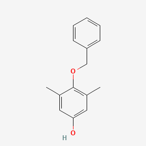 molecular formula C15H16O2 B3104327 4-(Benzyloxy)-3,5-dimethylphenol CAS No. 147351-66-4