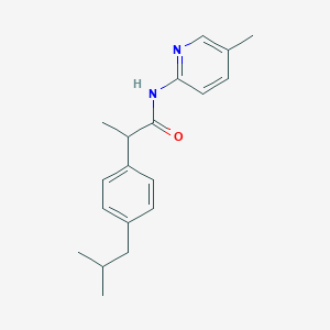 molecular formula C19H24N2O B310436 2-(4-isobutylphenyl)-N-(5-methyl-2-pyridinyl)propanamide 