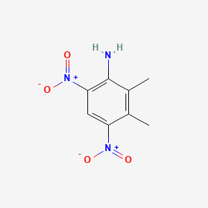 molecular formula C8H9N3O4 B3104365 2,3-Dimethyl-4,6-dinitroaniline CAS No. 147622-43-3