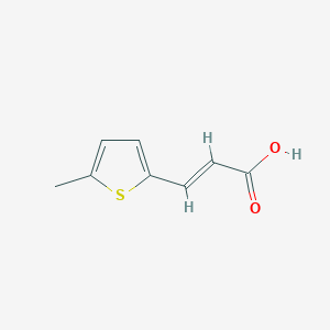 molecular formula C8H8O2S B3104371 2-Propenoic acid, 3-(5-methyl-2-thienyl)-, (E)- CAS No. 14770-88-8