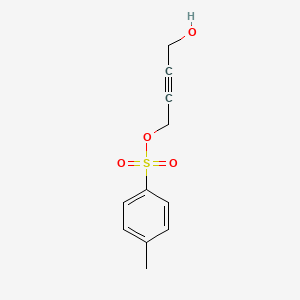 molecular formula C11H12O4S B3104380 4-Hydroxybut-2-ynyl 4-methylbenzenesulfonate CAS No. 147743-69-9