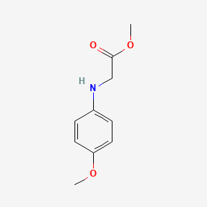 molecular formula C10H13NO3 B3104384 Methyl 2-((4-methoxyphenyl)amino)acetate CAS No. 147749-35-7