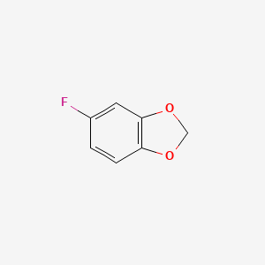 molecular formula C7H5FO2 B3104402 5-氟苯并[d][1,3]二噁杂环 CAS No. 147900-49-0