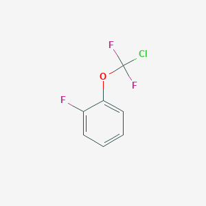 molecular formula C7H4ClF3O B3104416 1-(Chlorodifluoromethoxy)-2-fluorobenzene CAS No. 147992-29-8